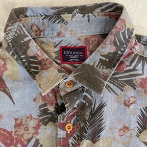 UNTUCKit Men's Floral Shirt - Multicolor